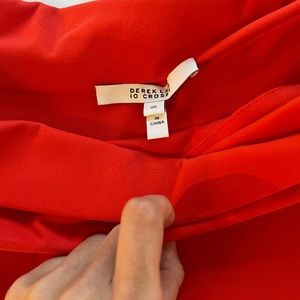 derek lam 10 crosby red night blouse